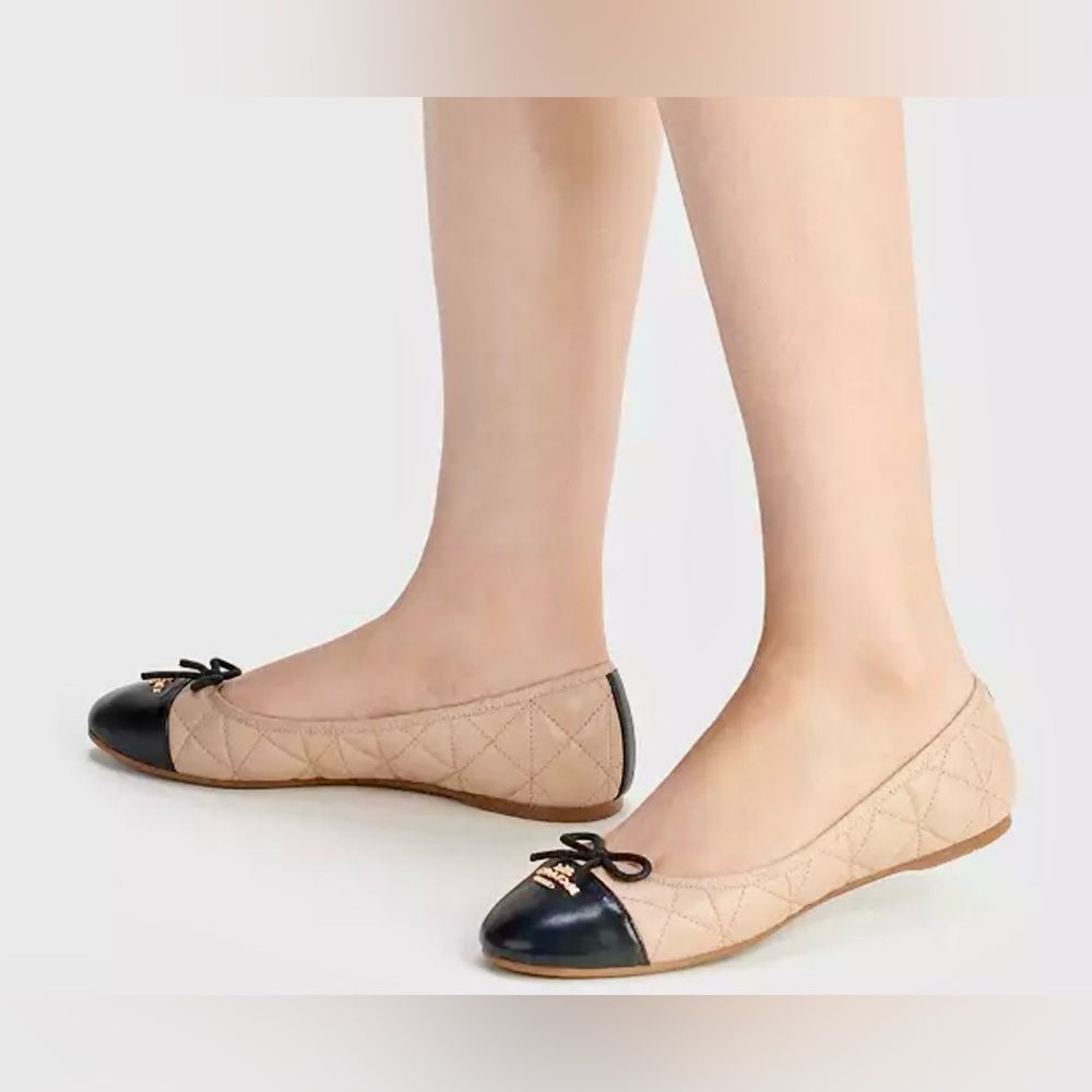 Coach Genuine Leather Allyson Quilted Ballet Flats Size 10 - Picture 16 of 16